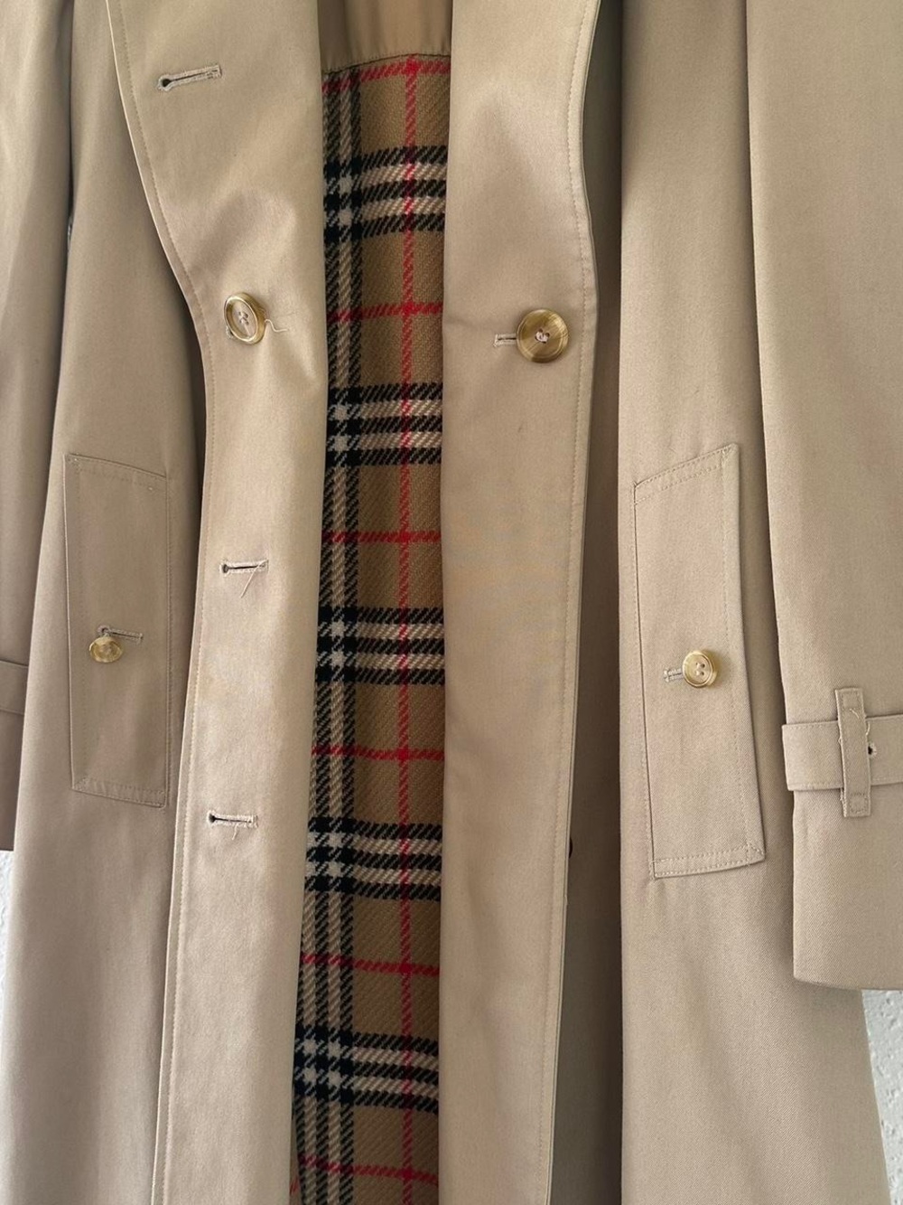 90s Vintage Rare Burberry Trench - Picture 4 of 7